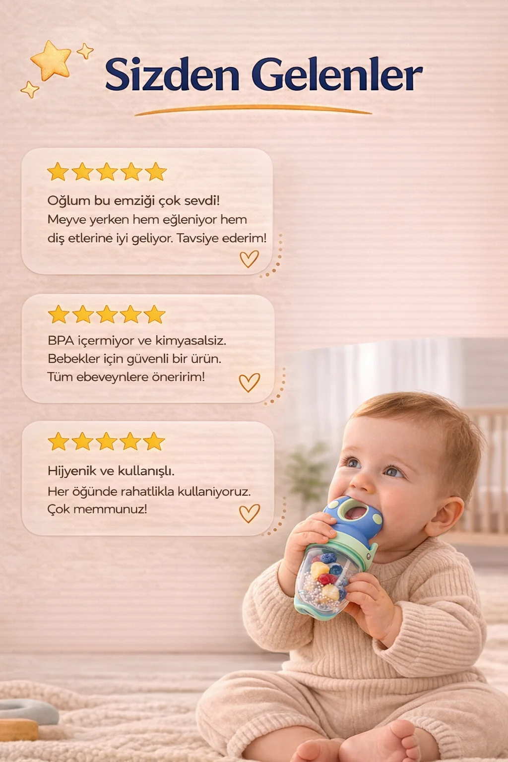 BabyJem-Akıllı Meyve Emziği Babyjem